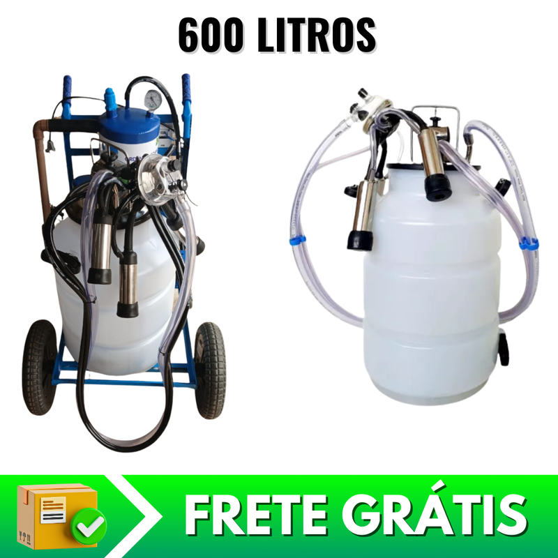 ordenhadeira mecânica móvel ordenha brasil bvo 300 c/2 Conjunto Completo